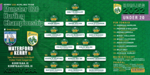 Kerry GAA - waterford v kerry 2022 u20 munster hurling championship g2 r3 website