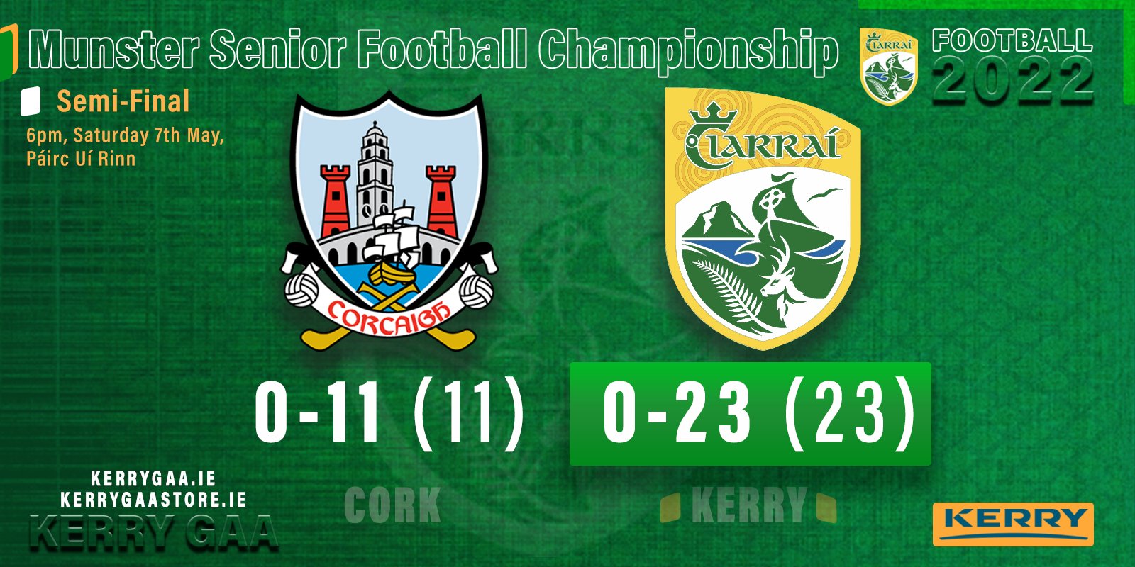 Strong second half sees Kerry through to Munster Final