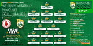 Kerry GAA - EDITED PANEL tyrone v kerry 2022 munster minor football quarter final website