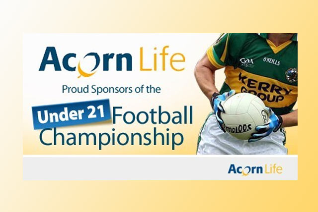 Acorn Life U21 County Football Championship Rd 2 – Fixtures