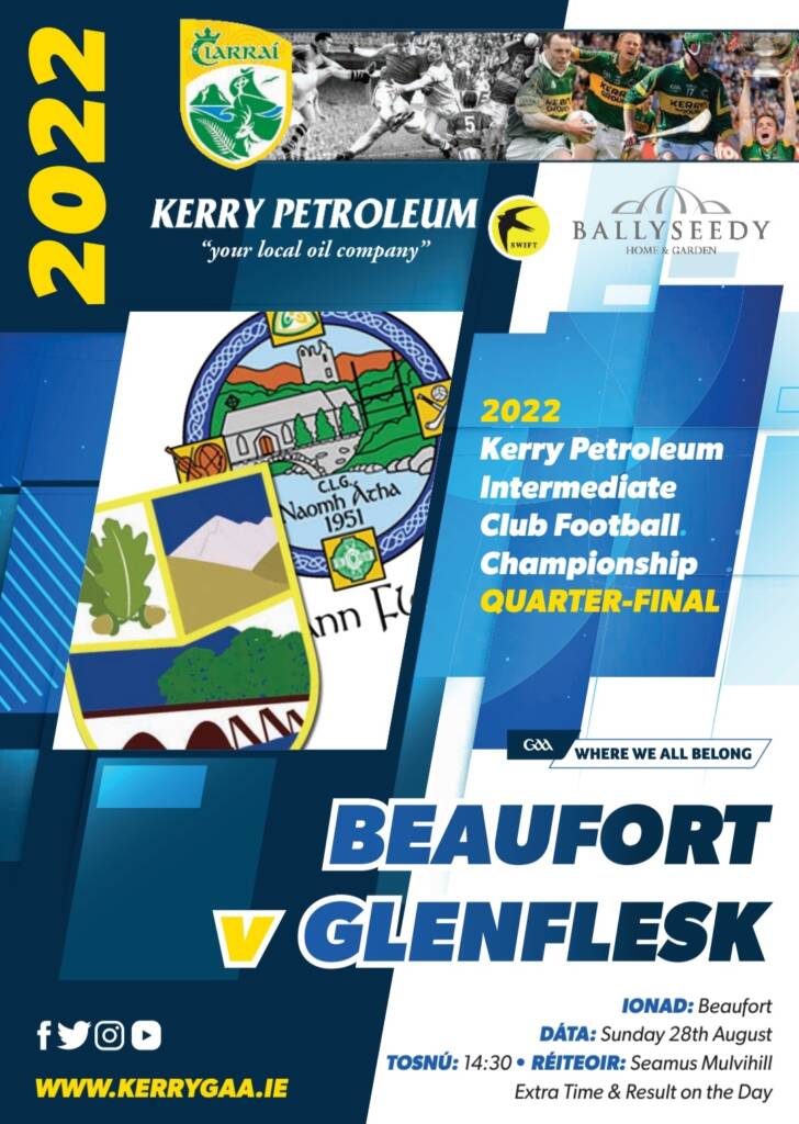 Kerry Petroleum Club Championship Match Programmes for Sunday Kerry GAA