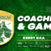 Kerry GAA - 11 coaching and games 2023 with sponsorship logos