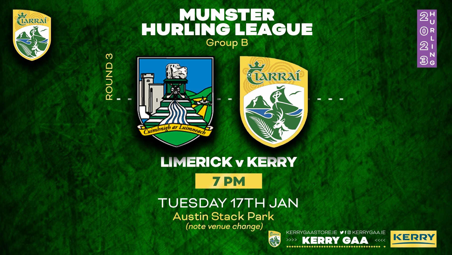 Kerry vs Limerick – Munster Hurling League