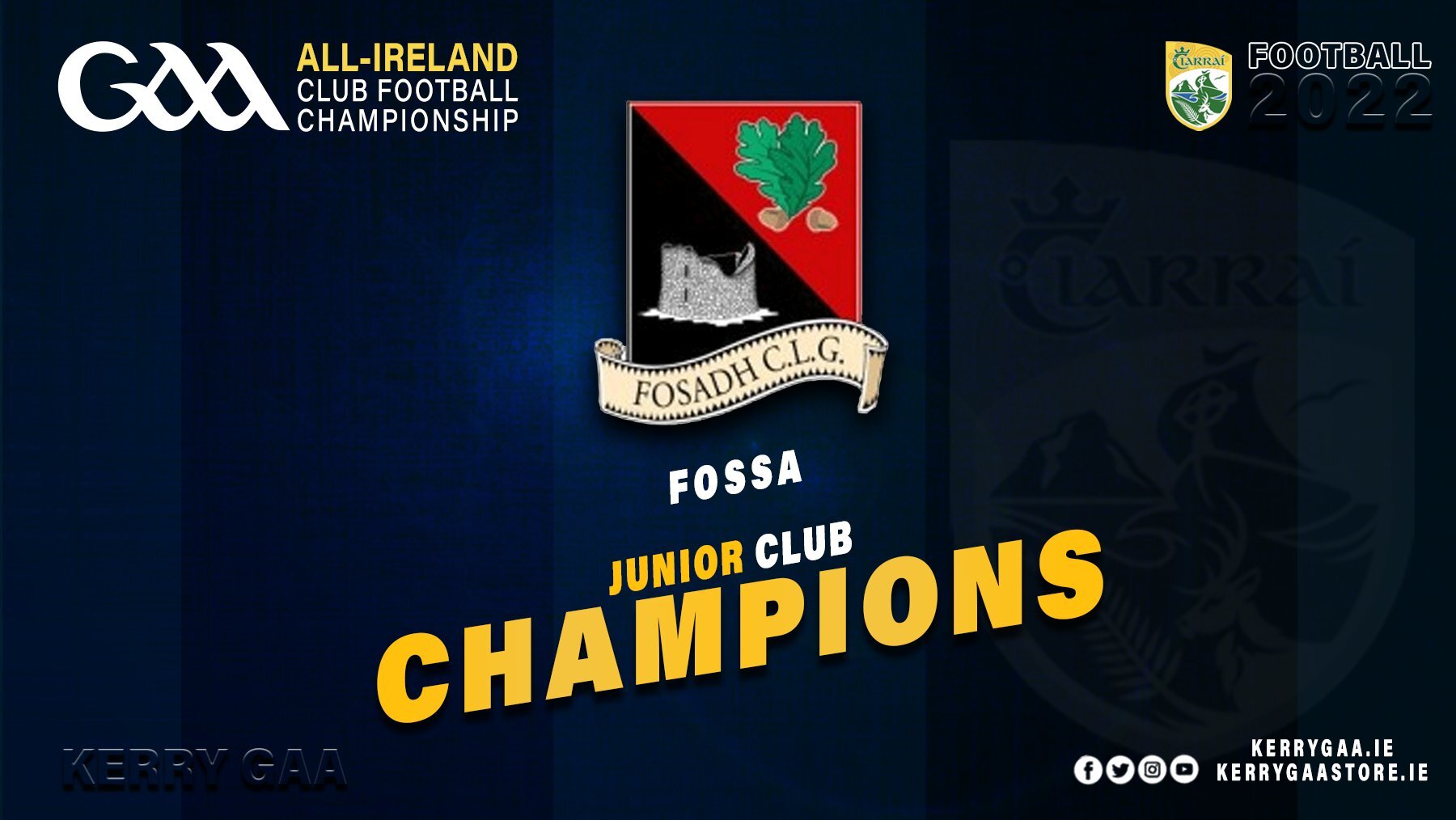 Fossa are the AIB All-Ireland Junior Club Champions!