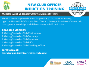 Kerry GAA - thumbnail Club Officer Training Kerry