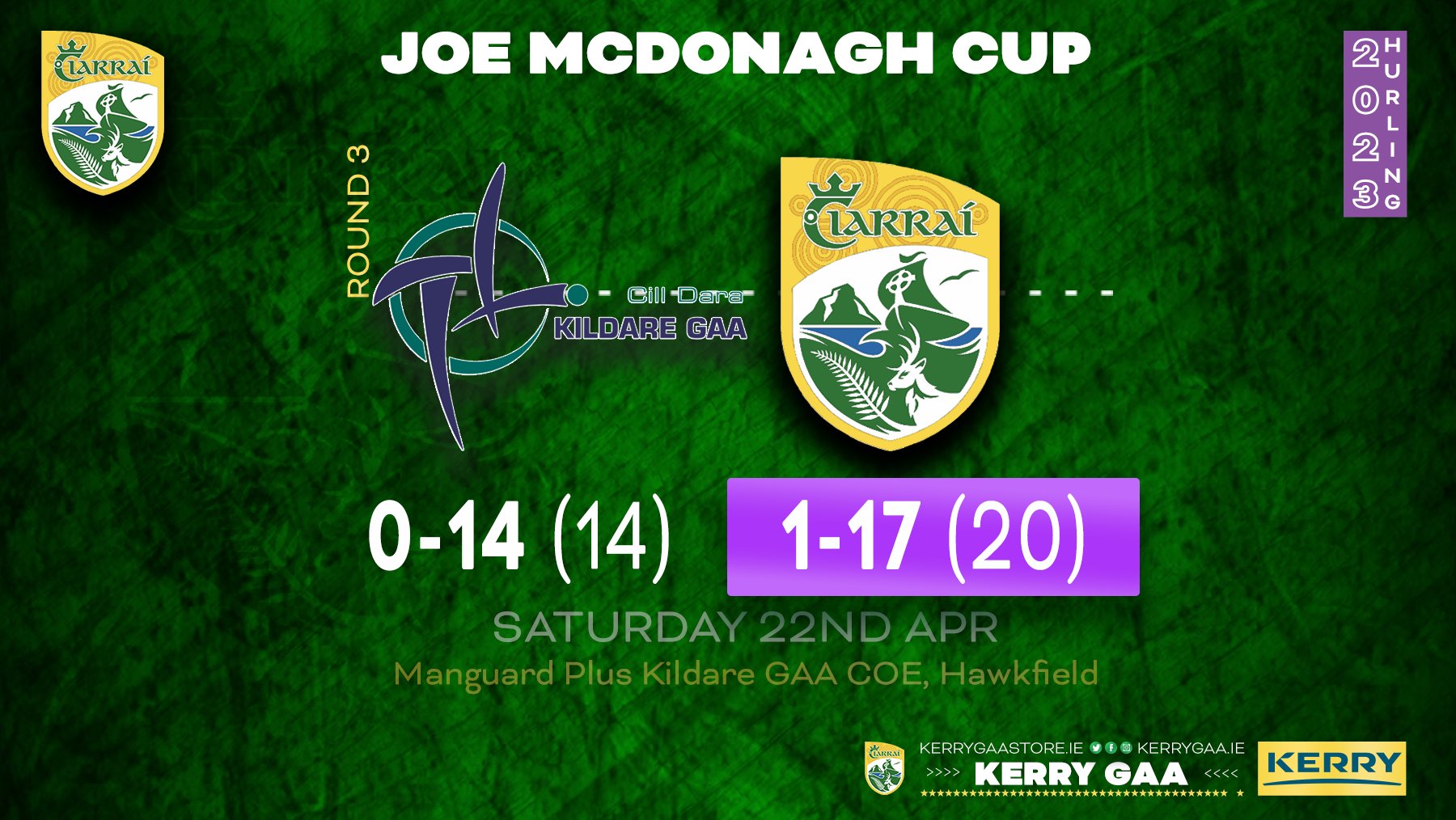A win for Kerry in the Joe McDonagh Cup
