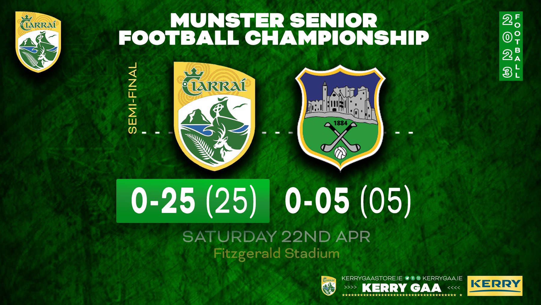 Kerry secure spot in Munster SFC Final