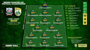 Kerry GAA - cork v kerry munster u20 football 2023 final website