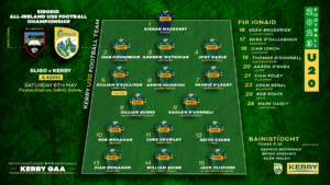 Kerry GAA - sligo v kerry all ireland u20 football 2023 semi final twitter