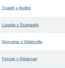 Kerry GAA - 🏐 2023 Credit Union Senior Football County League Division 2⃣  Round 10 fixtures.   #CreditUnionCountyLeagues