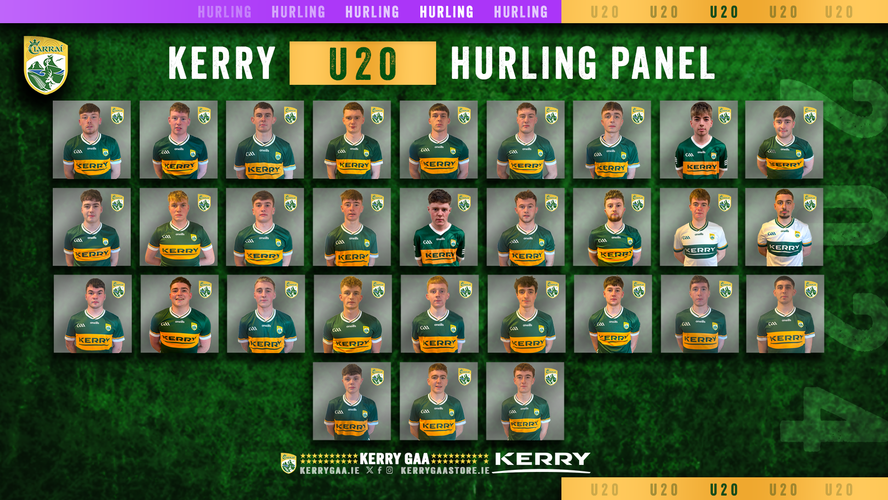 2024 Kerry U20 Hurling Panel