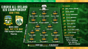 Kerry GAA - u20 football 2024 all ireland semi final website